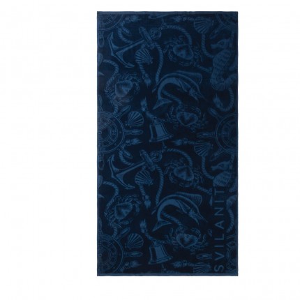 Peškir za plažu Svilanit Nautilus Blue, 80 x 160 cm