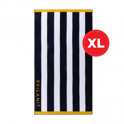 Peškir za plažu Svilanit Blue Stripes, 100 x 180 cm 